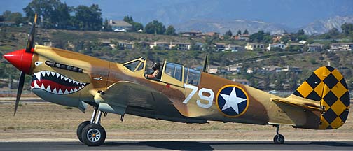 Curtiss P-40N Warhawk NL85104, August 17, 2013